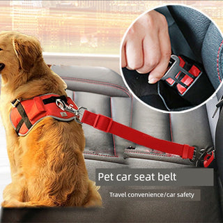 Safety Rope Car Retractable Fixing Band Dog